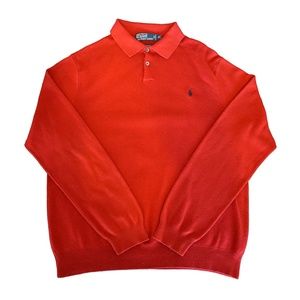 Polo by Ralph Lauren Red Long Sleeve XL Sweater